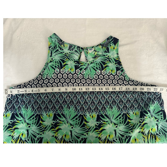 Women's Old Navy Palm Leaf Tank Sz XL - Picture 9 of 10